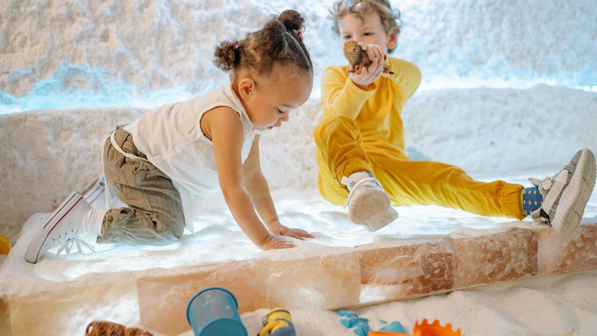 Der Salzspielplatz: So spielen Kinder sich gesund