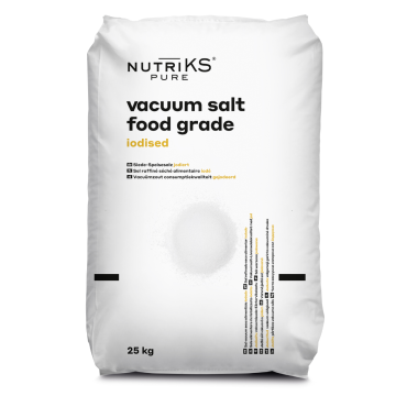 Siede-Speisesalz fein 0,10-0,71 mm jodiert im 25 kg Sack