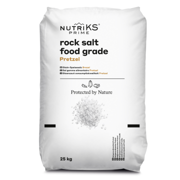 Edelsiebkorn Stein - Speisesalz  0,8-2,0 mm im 25 kg Sack