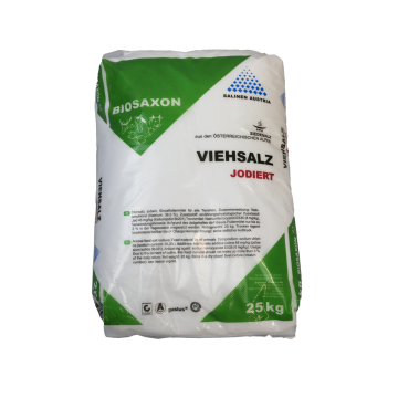 BIOSAXON  Viehsalz jodiert im 25 kg  Sack