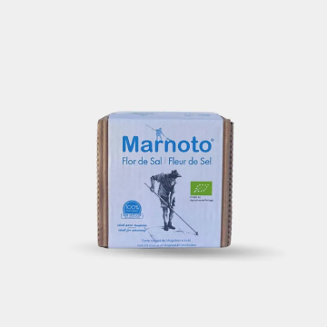 Marnoto portugiesisches Bio Fleur de Sel 250g in umweltfreundlicher Wellpappschachtel