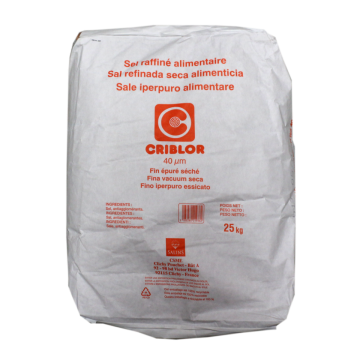 Criblor  Pudersalz  40 µm im 25 kg Sack