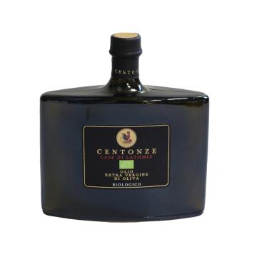 Centonze Extra Natives Bio Olivenöl aus Sizilien Formflasche in Geschenkbox 500 ml 