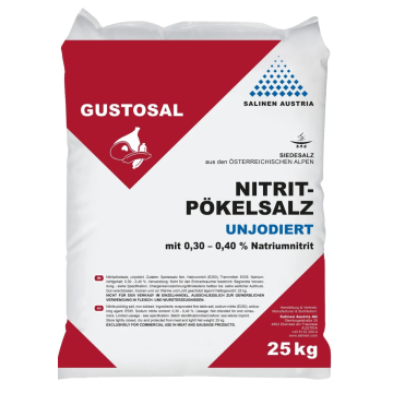 GUSTOSAL Nitrit-Pökelsalz unjodiert 0,3-0,4 % im 25 kg Sack