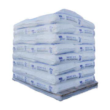 1000 kg Broxo Salz-Granulat  6-15 mm nach DIN EN 973 Typ A 40 x 25 kg Sack auf Palette