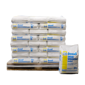 Siede-Speisesalz fein jodiert 0-1mm im 25 kg Sack