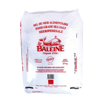 La Baleine Meersalz fein getrocknet naturrein ohne Zusätze 25 kg