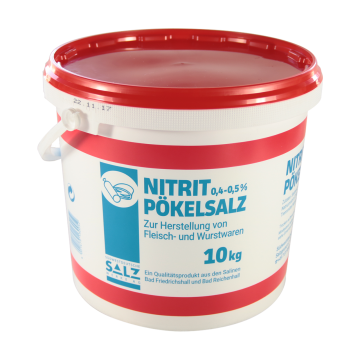 Siede-Nitrit-Pökelsalz mit 0,4-0,5% Nitrit im 10 kg Eimer