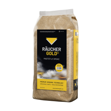 RÄUCHERGOLD® HB 500-1000 Buchenholzspäne im 15 kg Sack