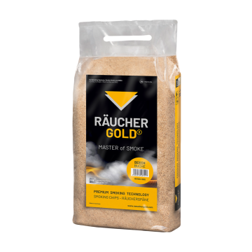 RÄUCHERGOLD® HB 500-1000 Buchenholzspäne im 10 Liter Sack