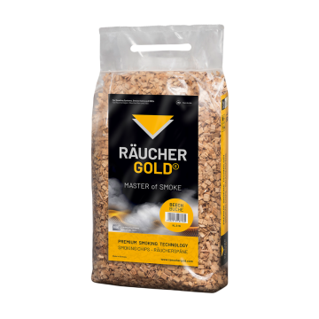 RÄUCHERGOLD® KL2-16 Buchenholzspäne im 10 Liter Sack