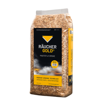 RÄUCHERGOLD KL 2-16 Buchenholzspäne - original im 15 kg Sack
