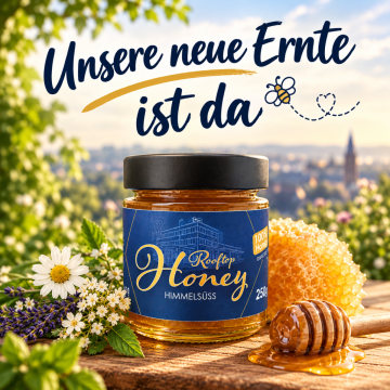Rooftop Honey -  Himmelsüss - 100 % Honig aus Lauf
