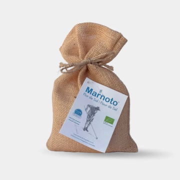 Marnoto portugiesisches Bio Fleur de Sel 250g im Jutebeutel