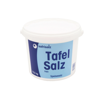 Safrisalz Tafelsalz Fein Eimer 12,5 kg