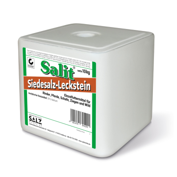 Salit®  Siede-Salzleckstein mit Loch gepresst 10 kg