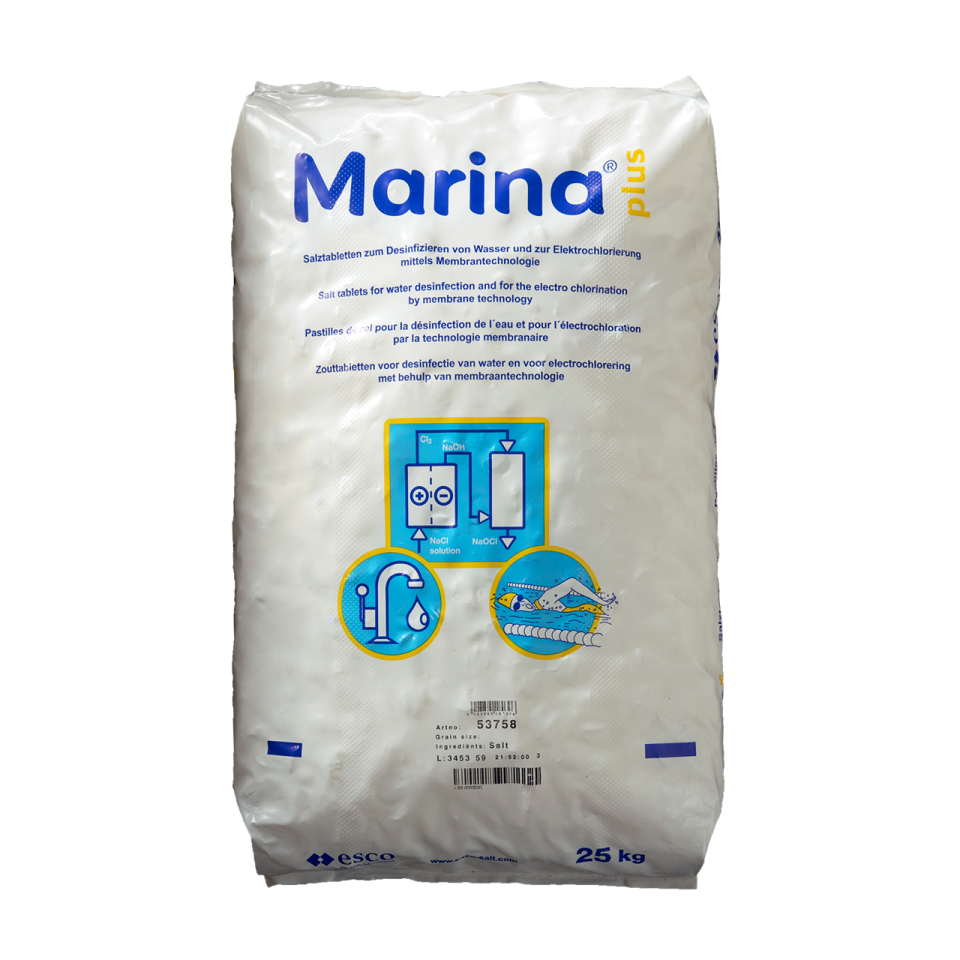 Marina Plus Regenerier Spezialsalztabletten im 25 kg Sack Marina Plus Regenerier Spezialsalztabletten im 25 kg Sack