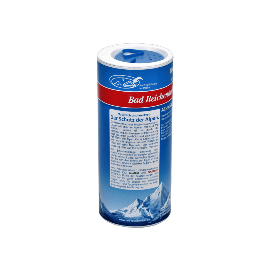 Bad Reichenhaller AlpenSalz 12x500g in der Dose
