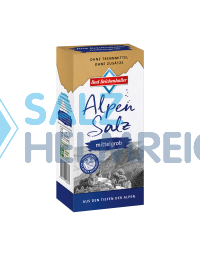 Alpensaline Mittelgrobes Alpensalz 1 kg Paket