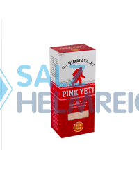 PINK YETI fein &amp; unjodiert Steinsalz aus dem Himalaya Vorland im 400g Paket 