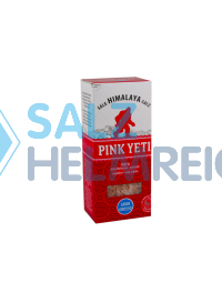 PINK YETI grob &amp; unjodiert Steinsalz aus dem Himalaya Vorland im 400g Paket 