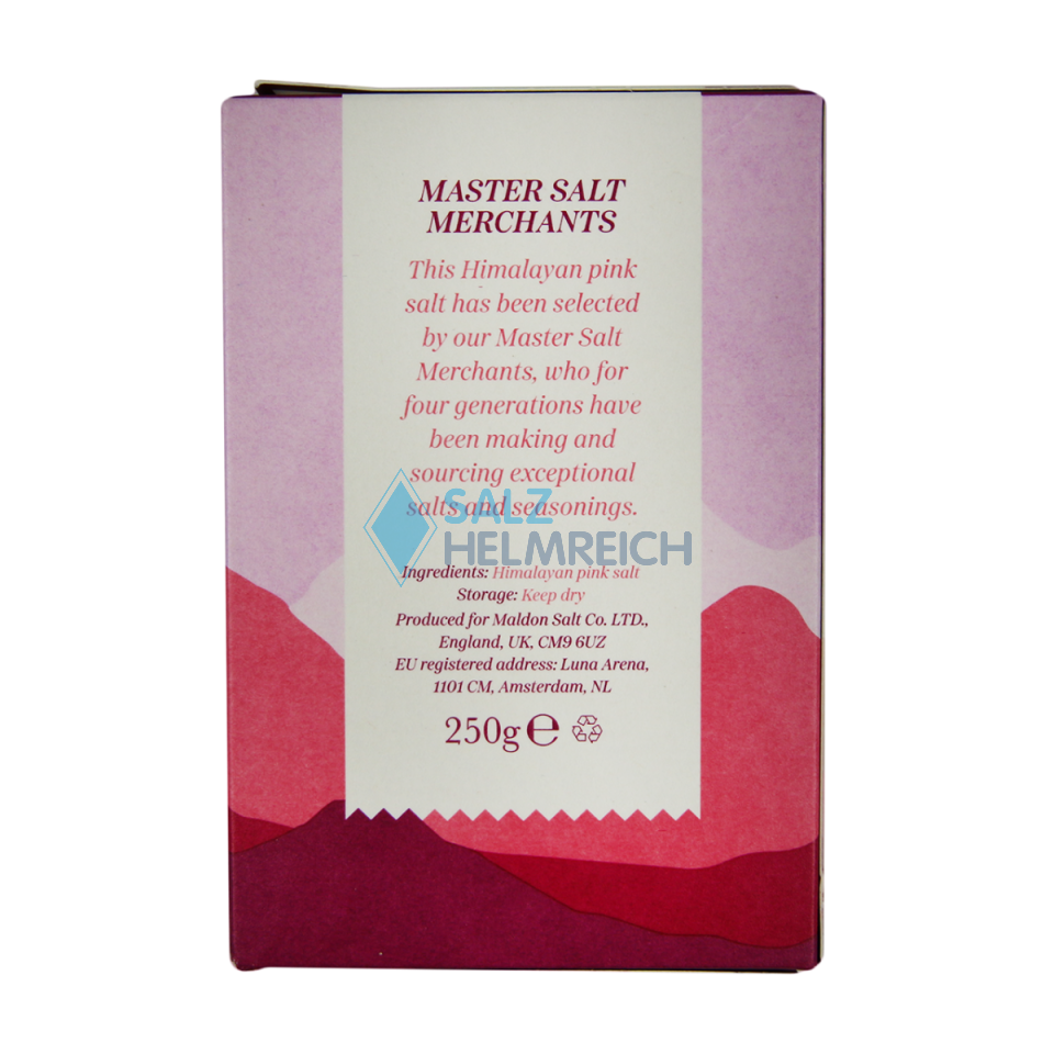 Maldon Pink Salt Steinsalz vom Fusse des Himalaya 250 g Paket