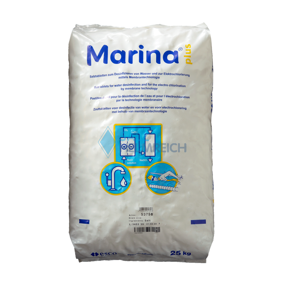 Marina Plus Regenerier Spezialsalztabletten im 25 kg Sack Marina Plus Regenerier Spezialsalztabletten im 25 kg Sack