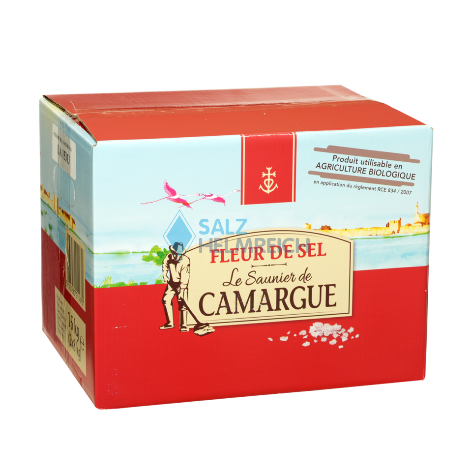 2 x Fleur De Sel 8 kg Beutel (2 x 8 kg im Umkarton) aus der Camargue 2 x Fleur De Sel 8 kg Beutel (2 x 8 kg im Umkarton) aus der Camargue