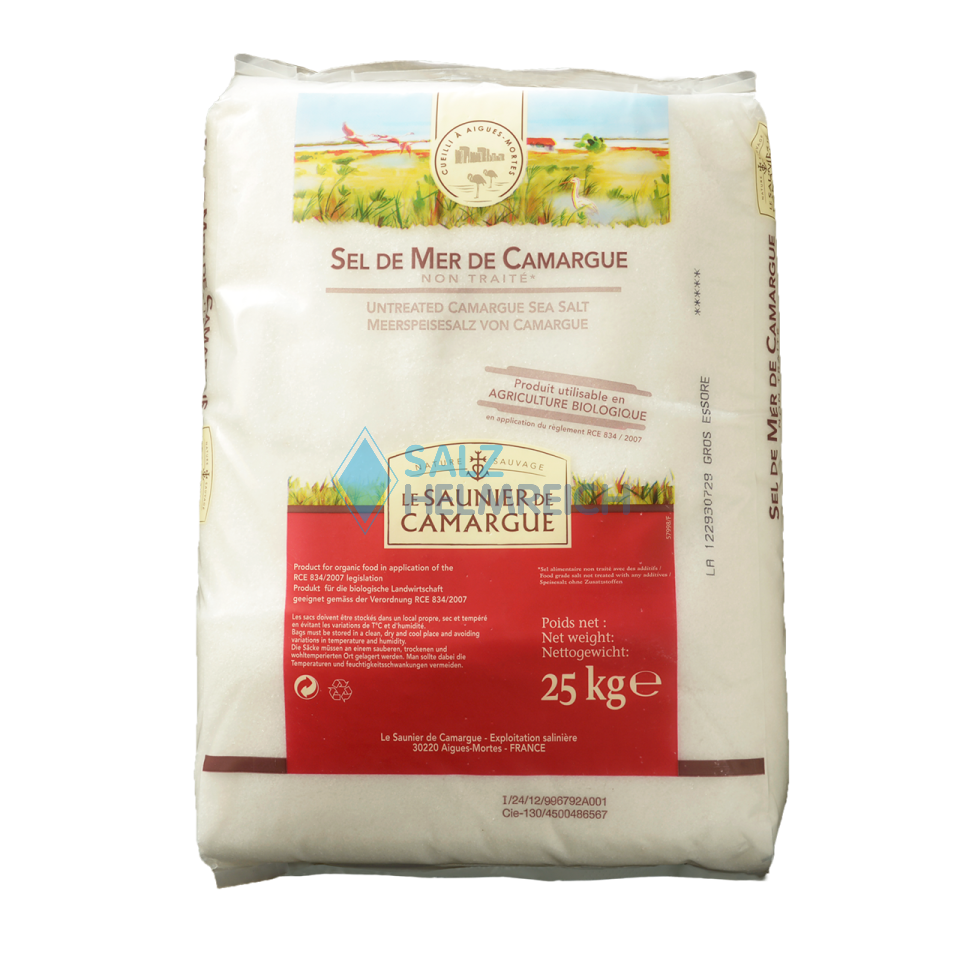 Le Saunier De Camargue grob - feucht 25 kg Le Saunier De Camargue grob - feucht 25 kg