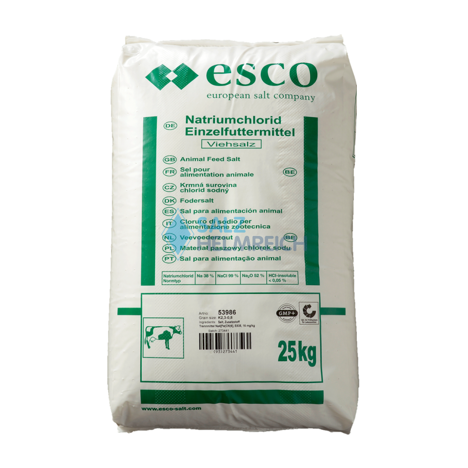 Stein - Einzelfuttermittel Viehsalz 0,8-2,3 mm im 25 kg Sack Stein - Einzelfuttermittel Viehsalz 0,8-2,3 mm im 25 kg Sack