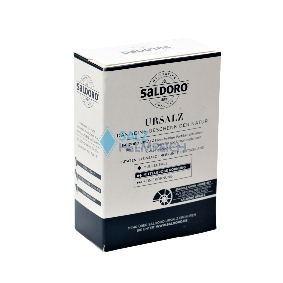 Saldoro Ursalz Mittelgrob 600g Faltschachtel Saldoro Ursalz Mittelgrob 600g Faltschachtel