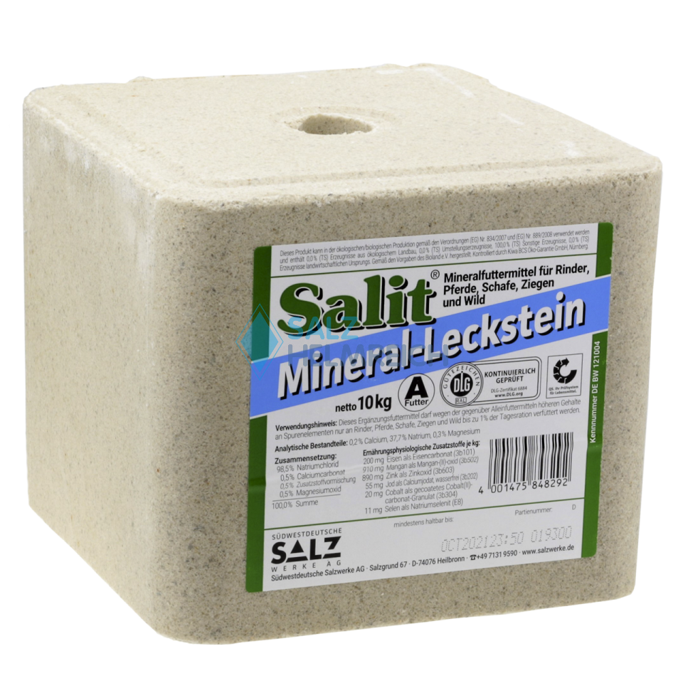 Salit® Mineral Leckstein gepresst 10 kg Salit® Mineral Leckstein gepresst 10 kg