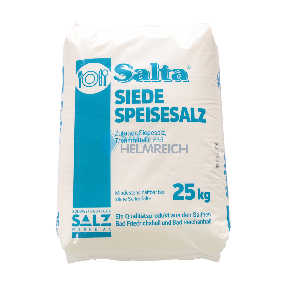 Salta® 25 kg Siede-Speisesalz fein 0-1 mm Salta® 25 kg Siede-Speisesalz fein 0-1 mm