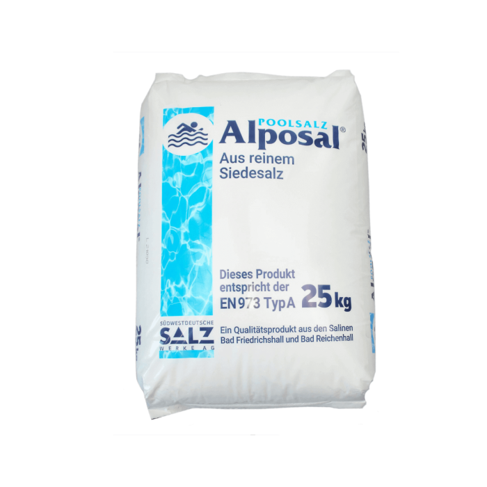 Alposal Poolsalz 25 kg auch für Chlorinator, DIN EN 973 Typ A 