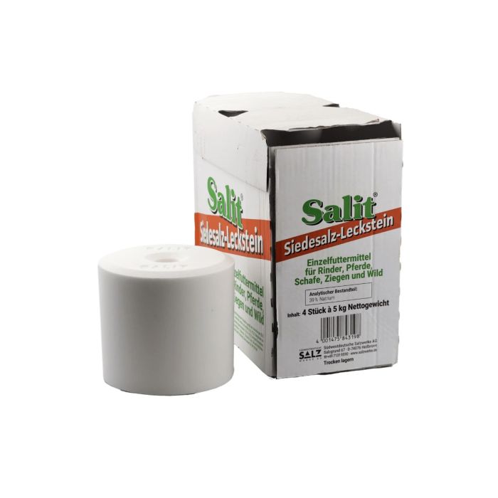 Salit-Salzleckstein rund (4x5 kg im Umkarton) 20 kg