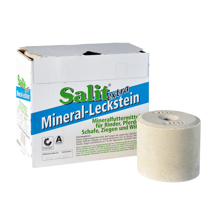 Salit® Mineralleckstein rund (4x5 kg im Umkarton) 20 kg
