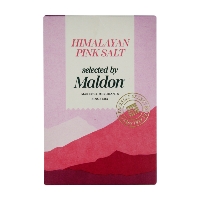 Maldon Pink Salt Steinsalz vom Fusse des Himalaya 250 g Paket