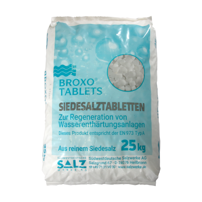 BROXO Tablets Siedesalztabletten im 25 kg Sack