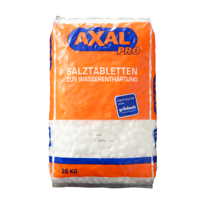 Axal  PRO Siedesalztabletten nach DIN EN 973 Typ A im 25 kg Sack