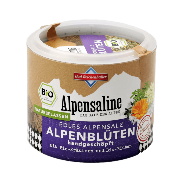 Alpensaline Alpenblütensalz 80 Gramm Dose
