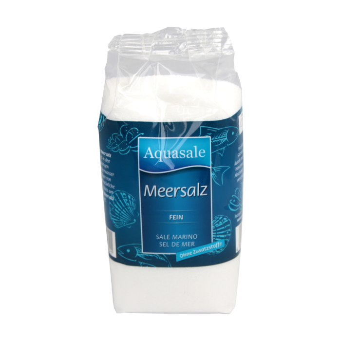 Aquasale® feines Meersalz im 500 Gramm Beutel