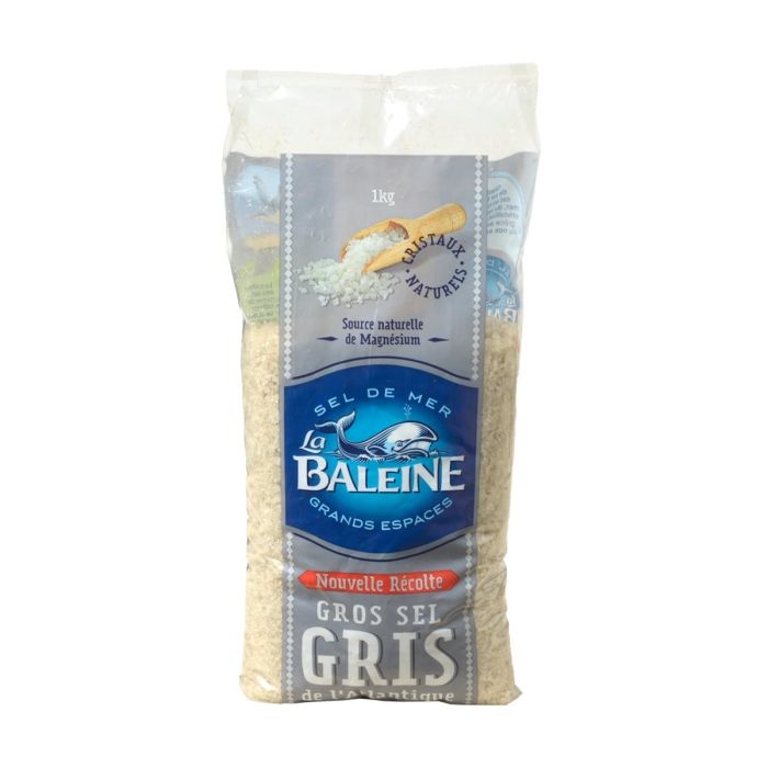 GROS SEL GRIS de l'Atlantique 1 kg Beutel - graues Meersalz Frankreich