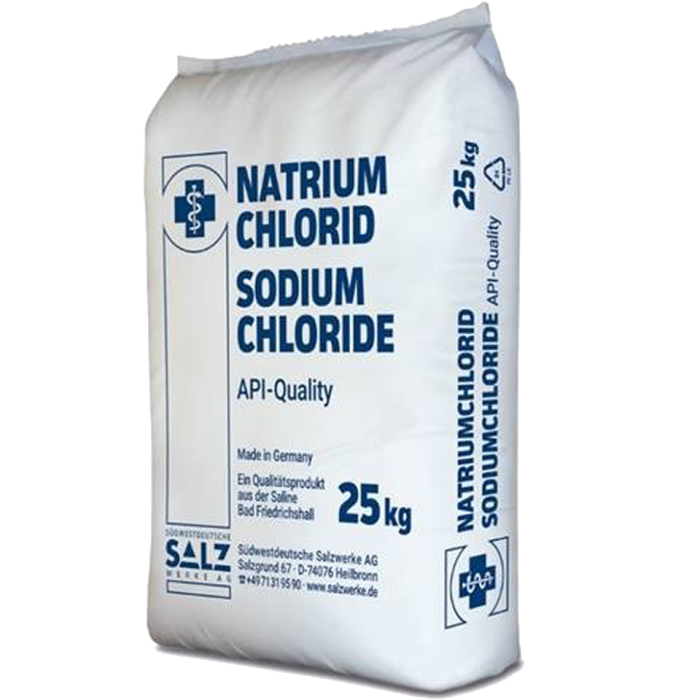Pharmasalz Salzwerke API-NaCl - beste Qualität im 25 kg Sack