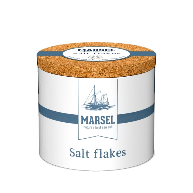 MARSEL® - Salzflocken - Salt Flakes im Keramiktopf