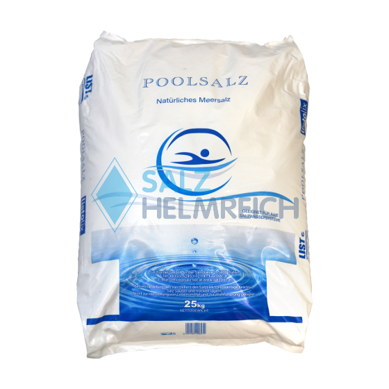 Listolix Poolsalz natürliches Meersalz 25 kg Sack