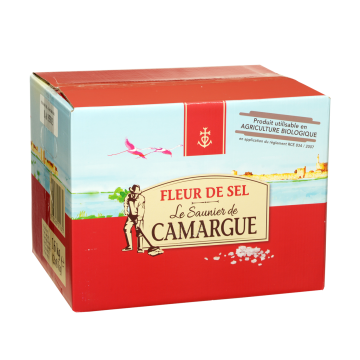 2 x Fleur De Sel 8 kg Beutel (2 x 8 kg im Umkarton) aus der Camargue