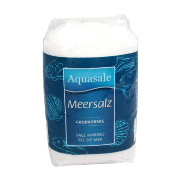 Aquasale® grobes Meersalz im 1 kg Beutel 