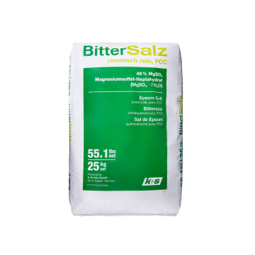 Bittersalz - Magnesiumsulfat FCC - Food Grade - Epsom Salz MgSO4