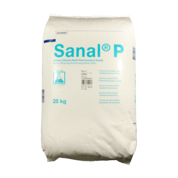 SANAL® P  Nouryon Sodium Chloride pharmaceutische Pharmasalz Qualität im 25 kg Sack
