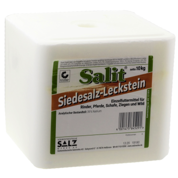 Salit®  Siede-Salzleckstein mit Loch gepresst 10 kg